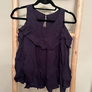 NWT Maeve open shoulder blouse